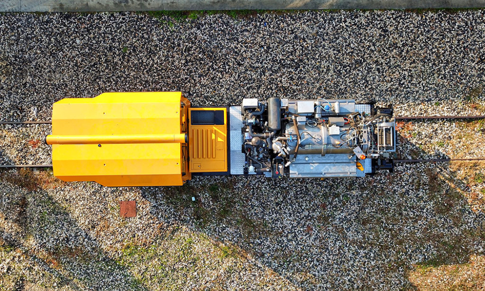 Top view of Shunter (track vehicle)